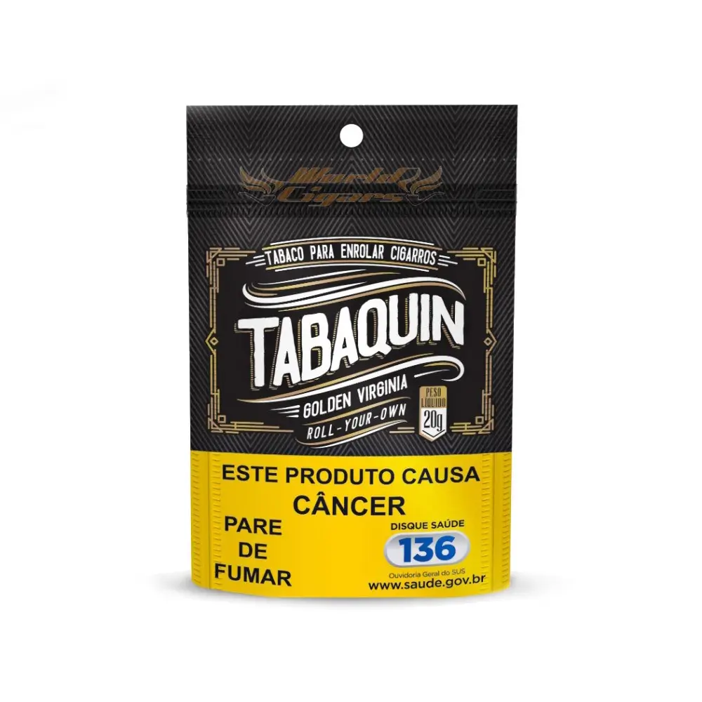 Tabaquin Tabaco para Enrolar Golden Virginia 20g Original em Campinas | Neblina Club