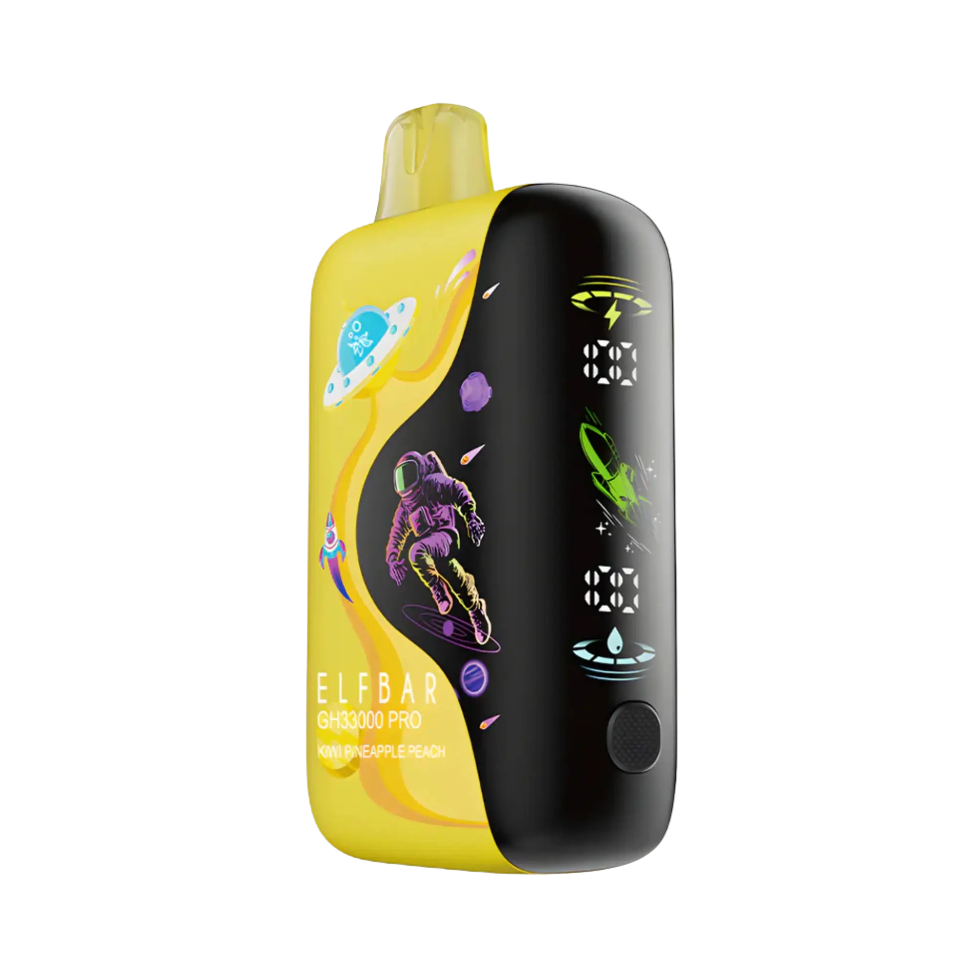 Pod Elfbar GH33000 PRO Kiwi Pineapple Peach - 33.000 Puffs Kiwi Abacaxi Pêssego